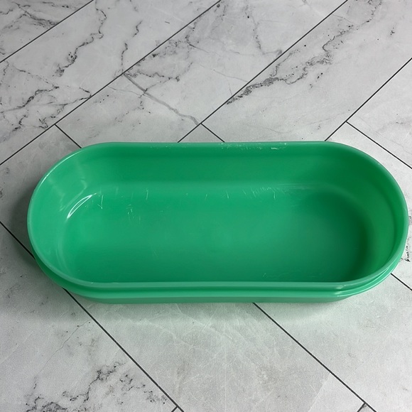 Vintage Tupperware Cheese Grater Shredder Jadeite Green/lid 1375-8,1376-8,1374-6 - Picture 5 of 10